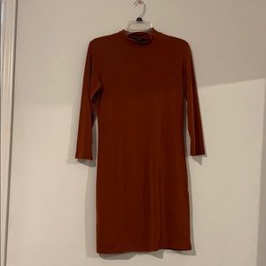 Burner orange dress